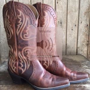 Ariat Cowboy Boots Sz 11 Brown